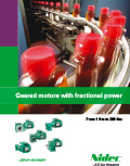 Geared motors with fractional power