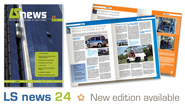 LS news 24 The european magazine of Leroy-Somer. New edition online.